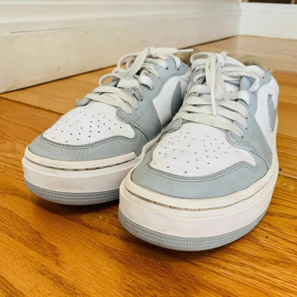 Air Jordan 1 Elevate Low Women's Size 8.5 White/Wolf Grey-White DH7004-100 - Picture 7 of 16